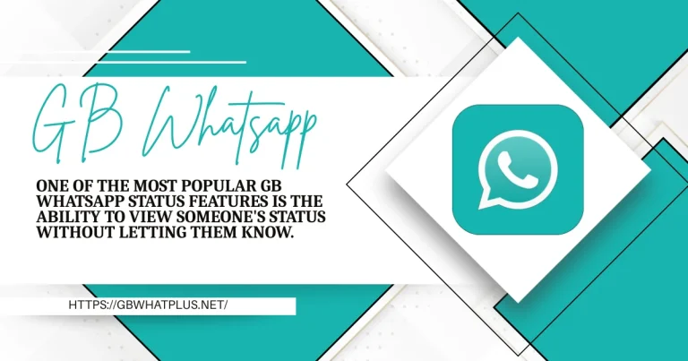 GB whatsApp How to Download Status